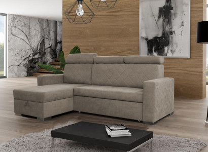 Design Couch Lounge Eck Modern Textil Ecksofa L-form Wohnlandschaft Relax Sitz